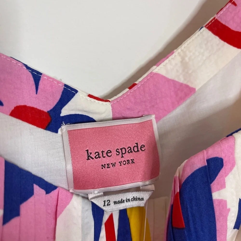 Kate Spade Summer Flowers Tiered Dress - Picture 8 of 12